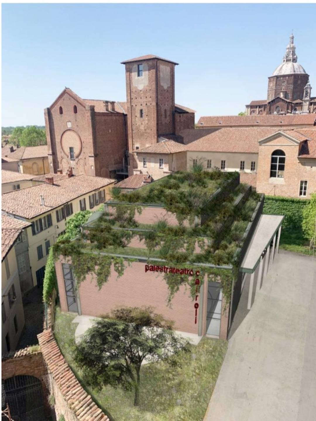 Il rendering della palestra