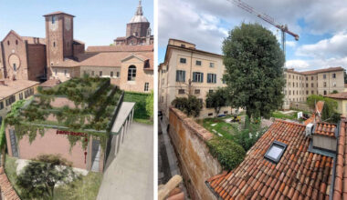una palestra sul giardino di un palazzo del '700
