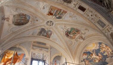 Il punto sui restauri in corso nella chiesa di Madonna di Campagna FOTO - VCONews.it