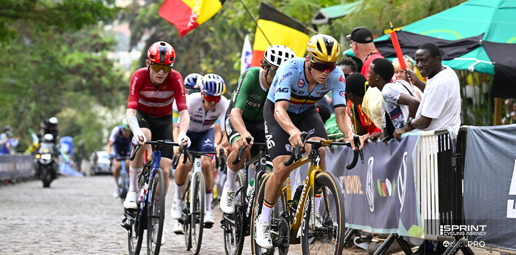 Campionati del mondo 2025, Kigali, Remco Evenepoel con BEn Healj e atias Skjelmose