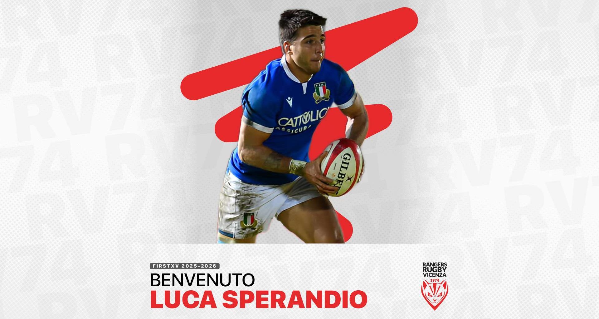 Luca Sperandio é un nuovo giocatore della Rangers Rugby Vicenza