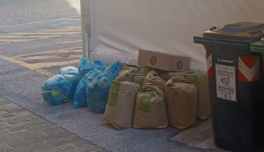 Recanati: ecco come si presentava questa mattina Vicolo san Michele