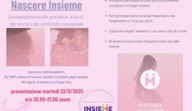 "Sai cosa alimenta la paura del parto?" Incontro gratuito su iscrizione il 23 settembre 2025