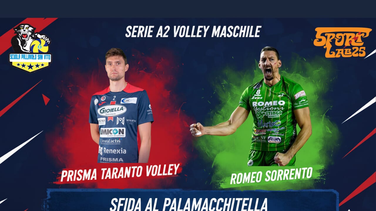 Taranto e Sorrento in campo al PalaMacchitella