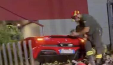 Ferrari 296 contro rotonda: quando 830 cavalli non bastano per girare a sinistra - News