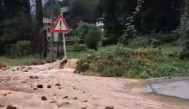 Il maltempo nell'Alto Vicentino: grandine, frane e smottamenti