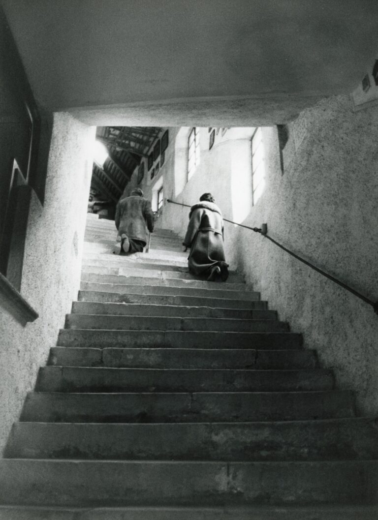 Flavio Faganello, Santuario di San Romedio, Predaia, 1983 Trento, Archivio fotografico storico provinciale