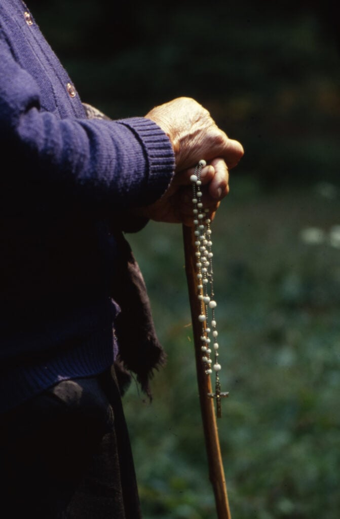 Flavio Faganello, Montagnaga di Piné, 1980 Trento, Archivio fotografico storico provinciale