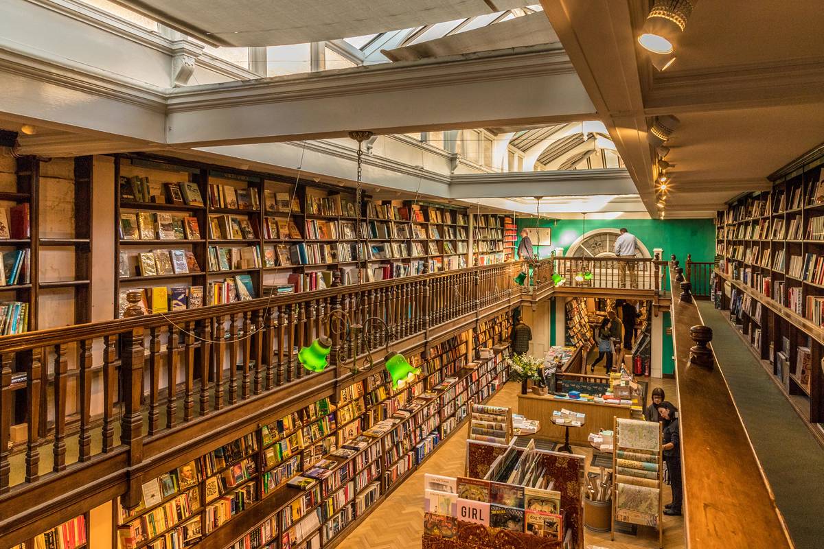 The interior of Daunt Books