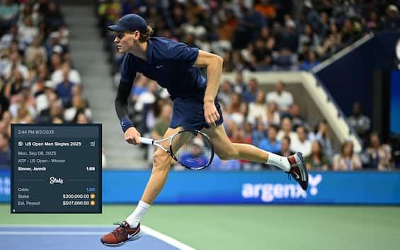 US Open 2025, Drake scommette 300mila dollari sulla vittoria di Sinner