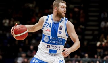Michael Sokolowski della Banco di Sardegna Dinamo Sassari