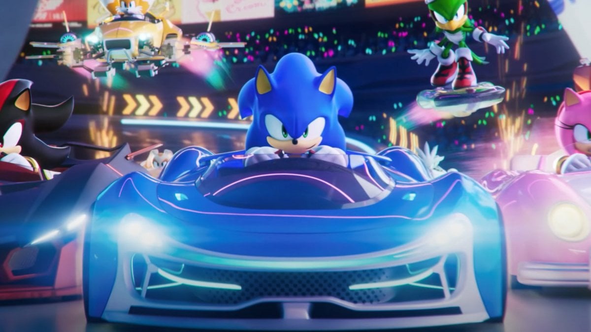 Il trailer di lancio di Sonic Racing: CrossWorlds è coloratissimo