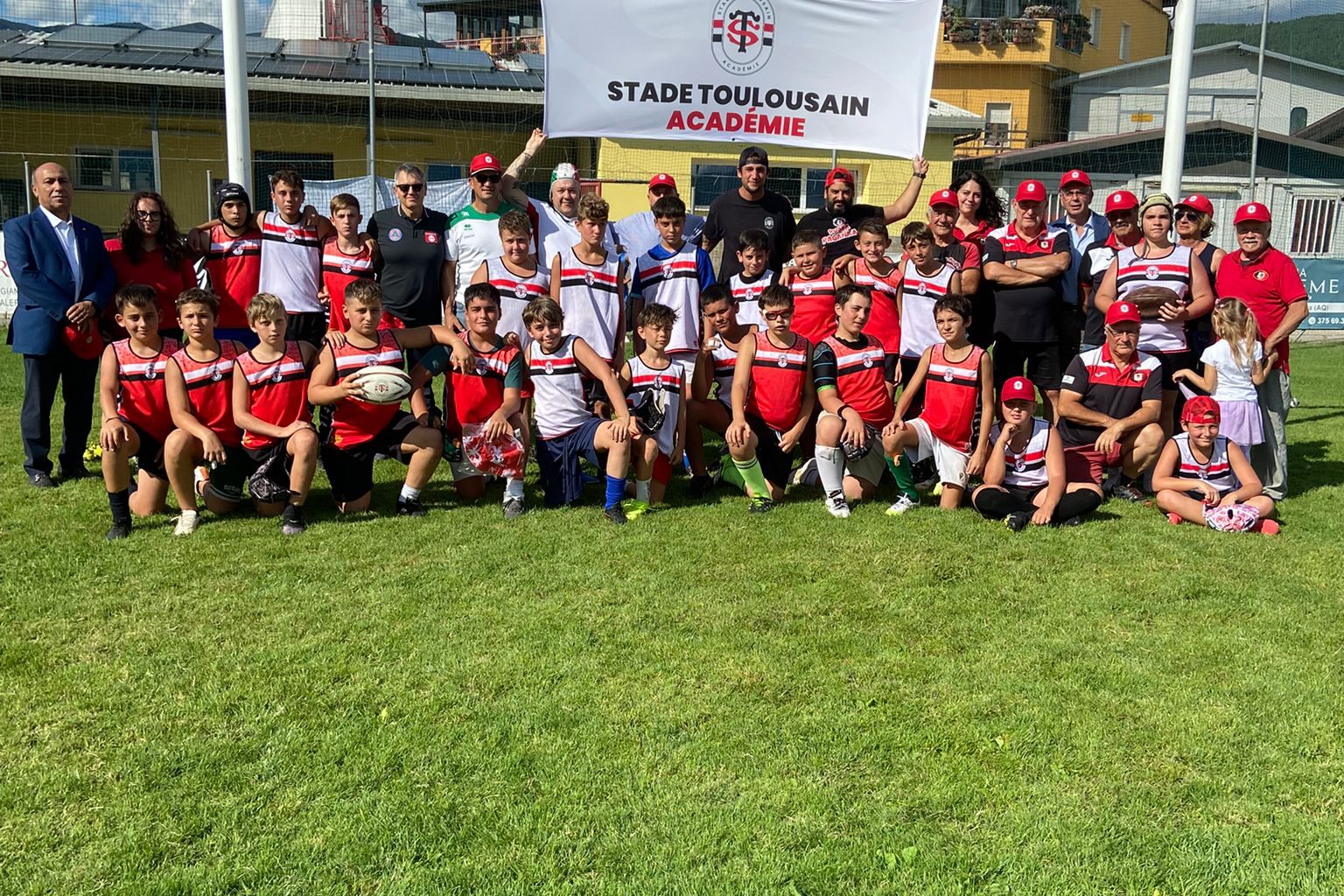 Stage formativo con lo Stade Toulousain al Paganica Rugby