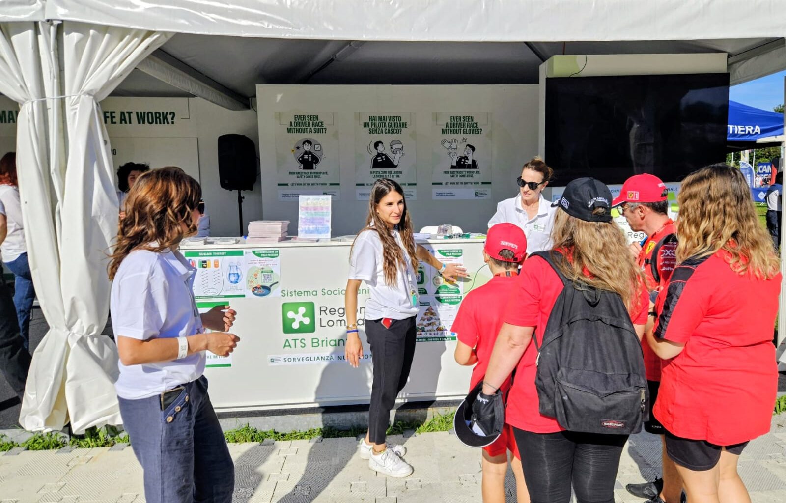 F1, al Gp d'Italia 2025 anche lo stand di Ats Brianza