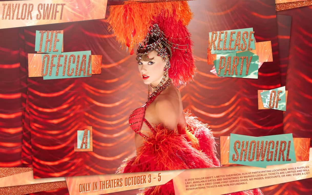 Taylor Swift, il 3 ottobre al cinema The Official Release Party of a Showgirl I Sky TG24
