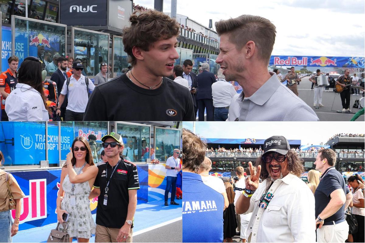 Da Valentino a Cremonini, da Accorsi a Kimi Antonelli, tanti vip per la MotoGp a Misano