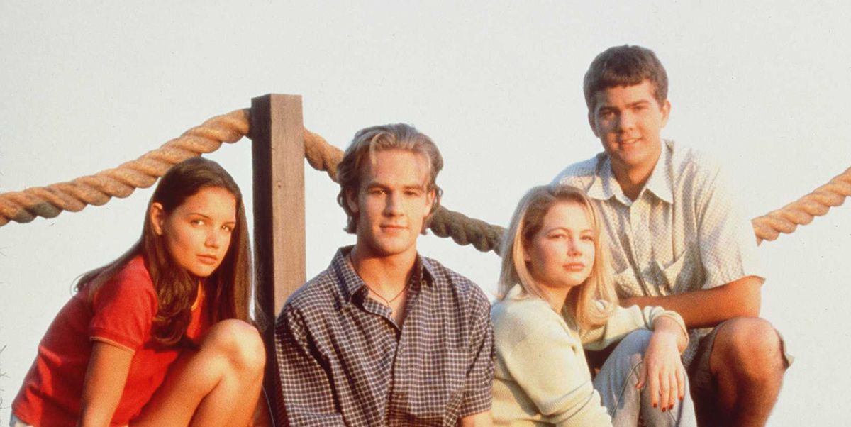 la moglie e i figli alla reunion di Dawson’s Creek