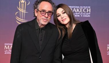 Monica Bellucci e Tim Burton, la coppia annuncia l'addio dopo due anni
