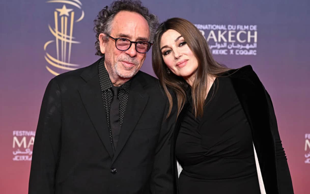 Monica Bellucci e Tim Burton, la coppia annuncia l'addio dopo due anni