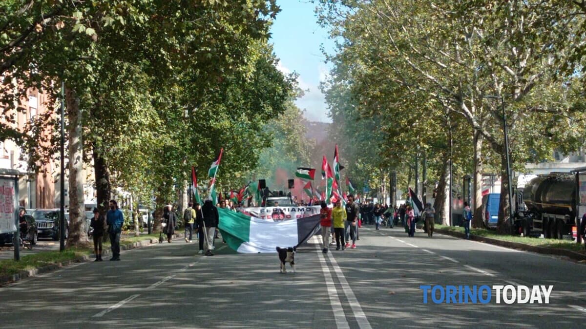 Torino, manifestazione Pro Pal, 27 settembre-2