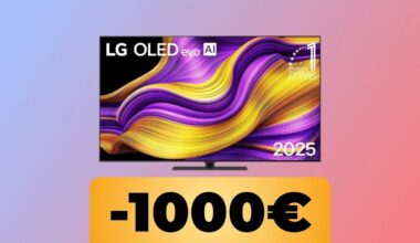 La Smart TV LG OLED evo AI G5 da 65" è in super sconto su Amazon