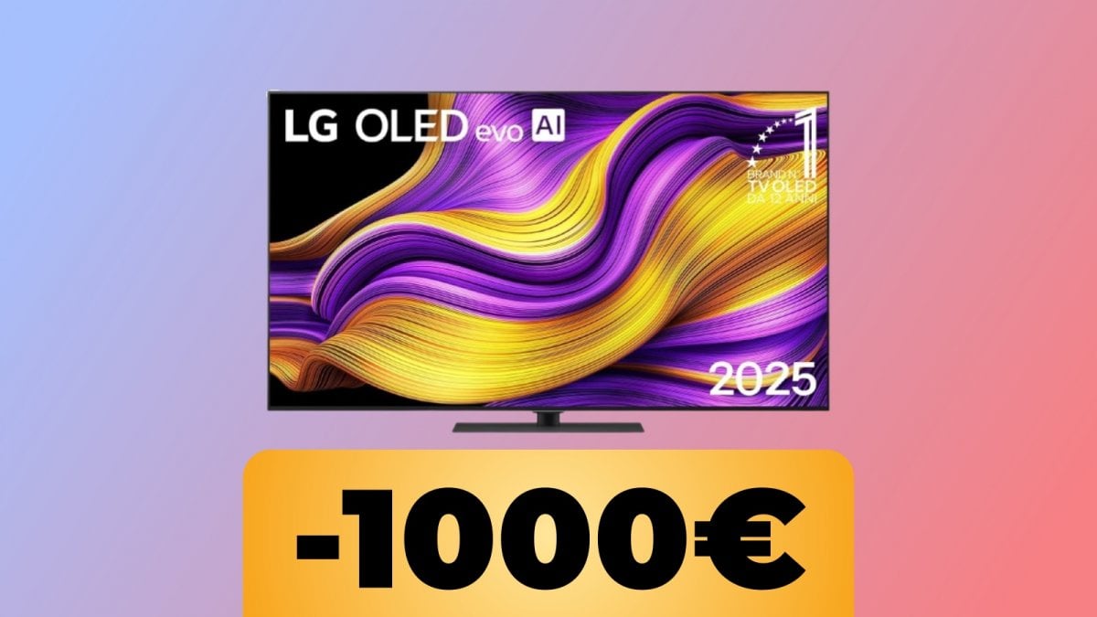 La Smart TV LG OLED evo AI G5 da 65" è in super sconto su Amazon
