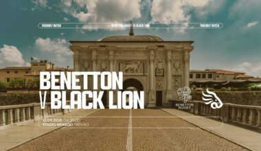 L'amichevole tra Benetton Rugby e Black Lion in streaming su BenTV