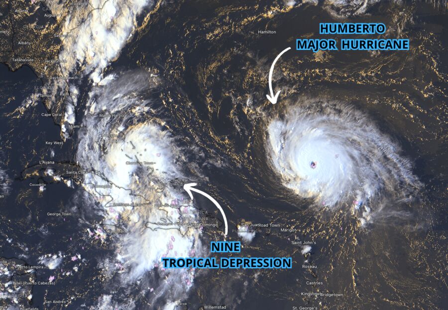 Atlantico ostaggio di una tempesta e un uragano categoria 5, cosa sta accadendo