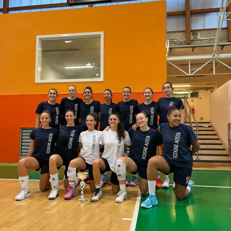Al Cogne il primo «Trofeo Città di Venaria» di pallavolo: 3-0 nella finale contro l'Alba Volley