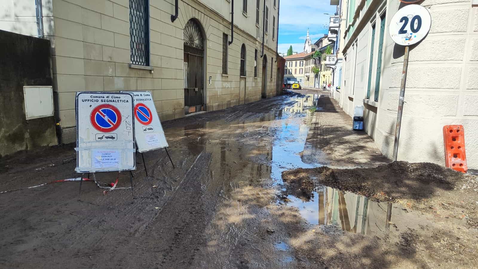 via brambilla fango maltempo 2