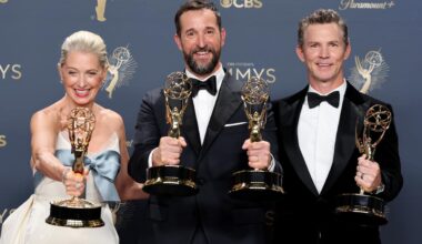 I vincitori degli Emmy Awards 2025, premi a The Studio, Adolescence e The Pitt