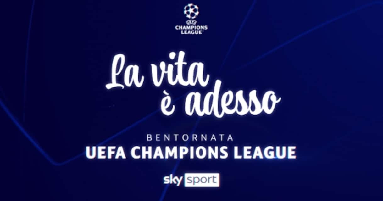 'La vita è adesso - Bentornata Champions League', Sky Sport omaggia Claudio Baglioni