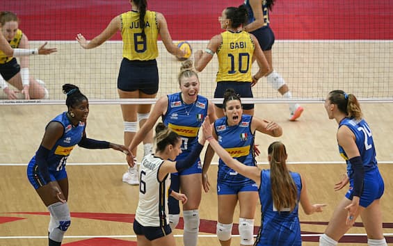 Mondiali volley femminile 2025, Italia-Brasile 3-2: il risultato