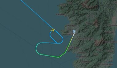 Volo Air France bloccato in aria