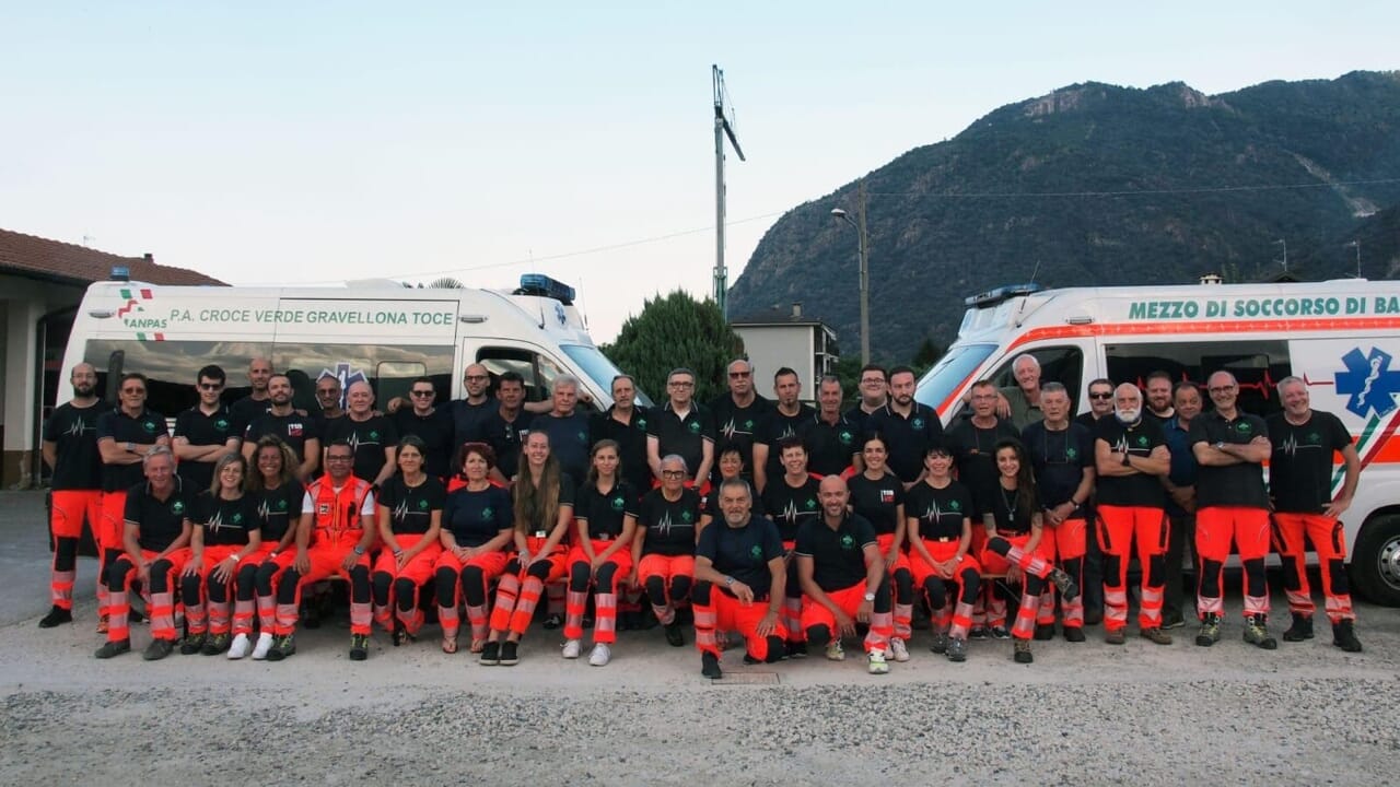 La Croce Verde di Gravellona Toce festeggia 50 anni