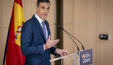 Il capo del governo spagnolo, Pedro Sanchez