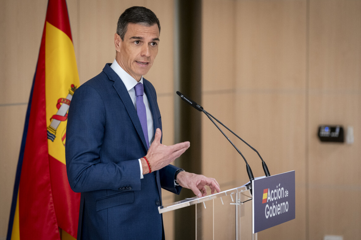 Il capo del governo spagnolo, Pedro Sanchez