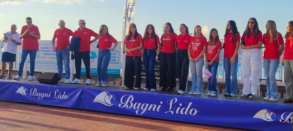 Le ragazze dell'under 18 e serie D femminile dello IES MVTomei