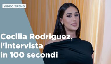 Cecilia Rodriguez, in 100 secondi l'intervista a Verissimo del 14 settembre