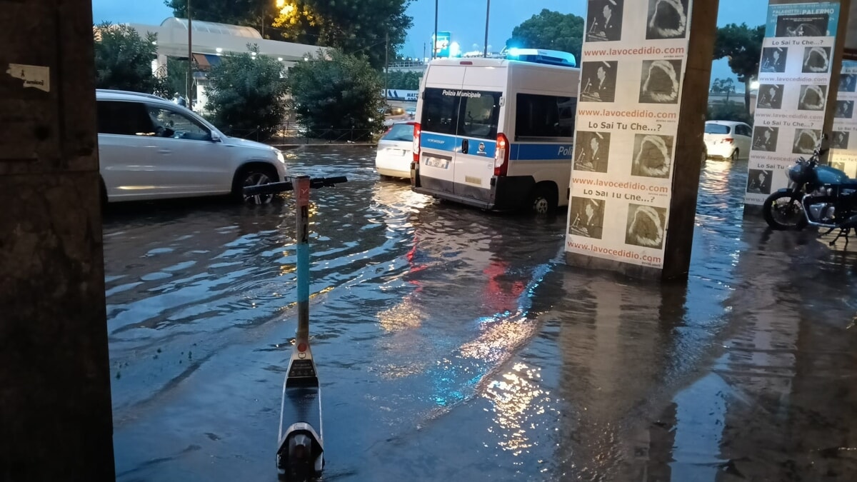 Zona porto allagata, c'è la polizia municipale