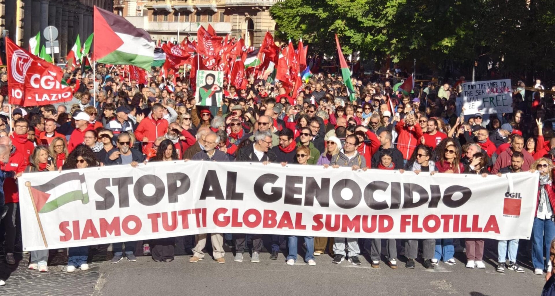 Sciopero generale oggi per Flotilla e Gaza: la diretta delle manifestazioni