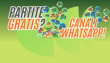 Canali WhatsApp: per tutti gli iscritti le partite sono gratis