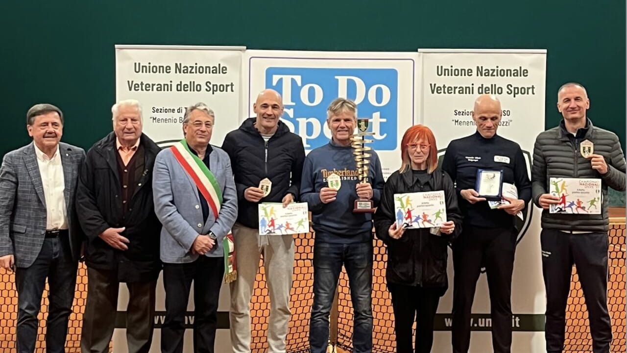 Tennis, i veterani Over 50 di Unvs Treviso sono Campioni d'Italia