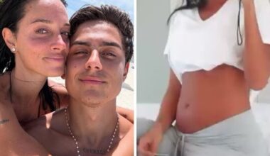 Paulo Dybala, Oriana Sabatini in gravidanza: vomito sempre