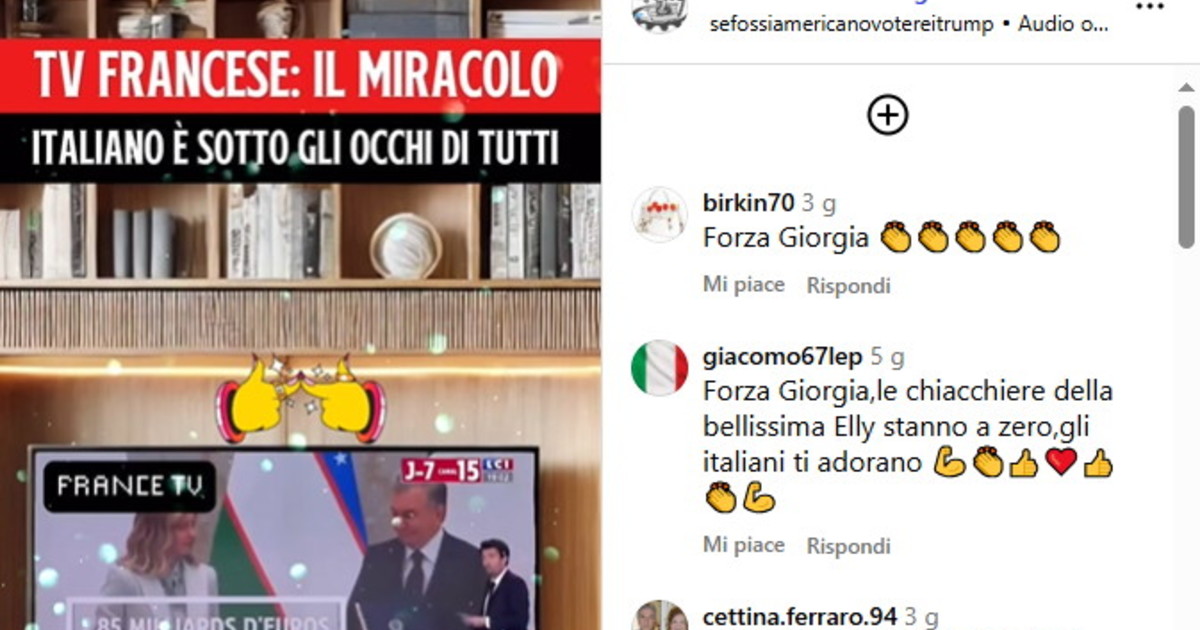 La tv francese celebra il miracolo italiano del governo Meloni – Il Tempo
