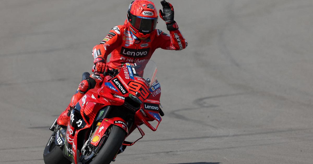 Moto Gp d'Aragon: vince Marquez davanti a fratello Alex, terzo Bagnaia