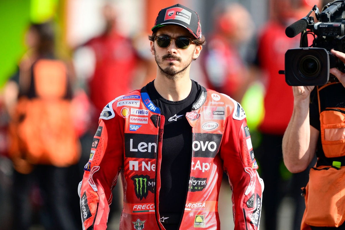 Bagnaia: "Provata la moto di Morbidelli nel test di Misano? Non confermo"