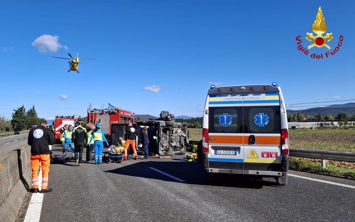 Grosseto, incidente sull'Aurelia: tre morti e cinque feriti