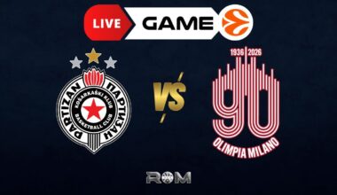 Partizan-Olimpia Milano 45-33 dopo 20'