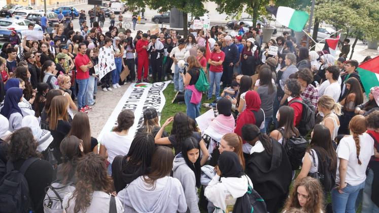 Una manifestazione per Gaza a Verona